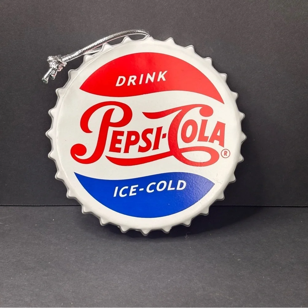 PEPSI-COLA Bottle Cap Ornament or wall decor 5